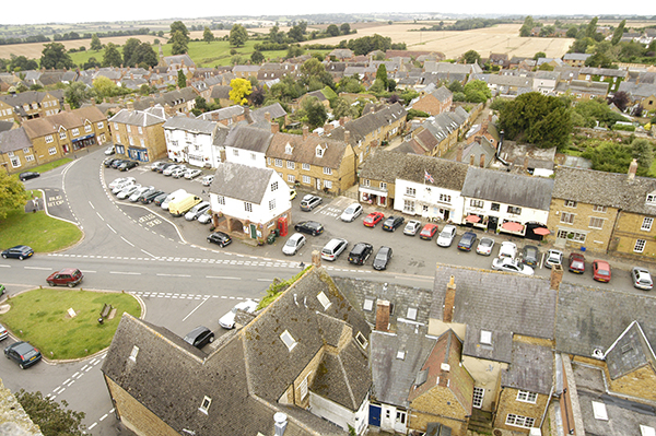 A series of images taken from the top of the church tower 2007