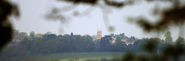 Deddington skyline from the North Aston turn