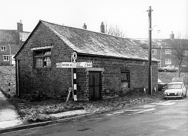 Former Coal barn and mortuary, in the 70s garage for Sid Canning's car, 70s