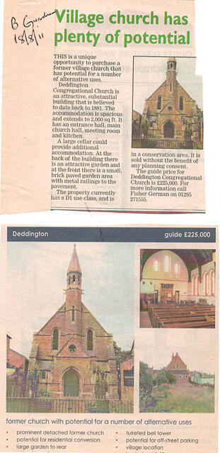 Congregational Chapel for sale