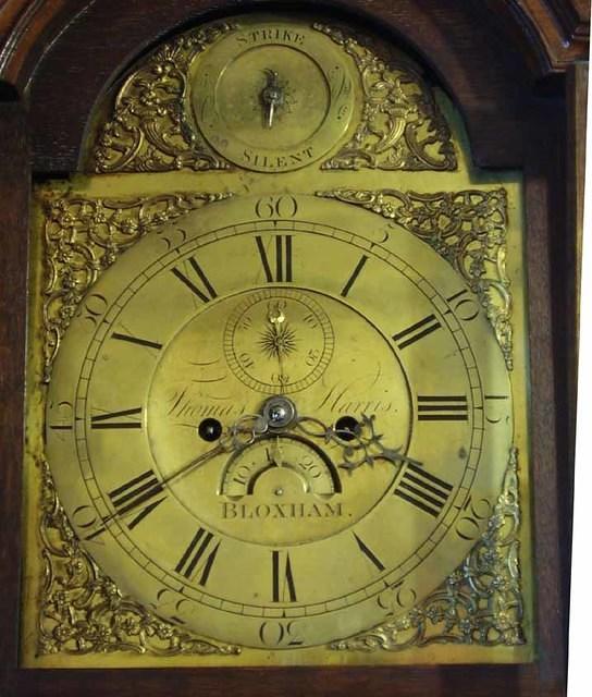 T Harris Longcase - dial face(2)