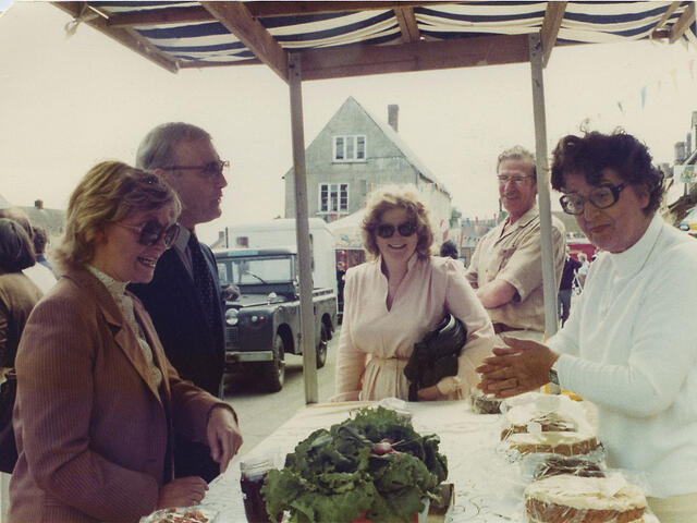 Michelle Dotrice and Edward Woodward, guests of honour