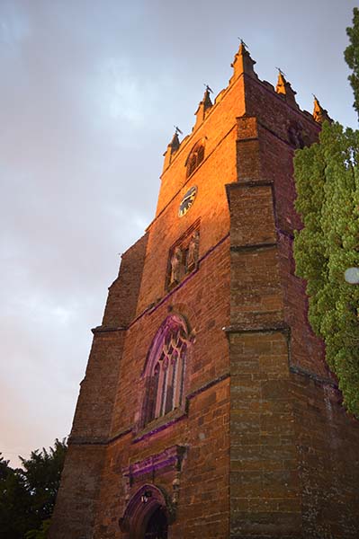 Storm clouds over the Church tower