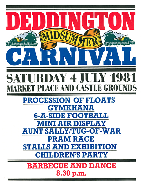June 1981, Deddington Carnival