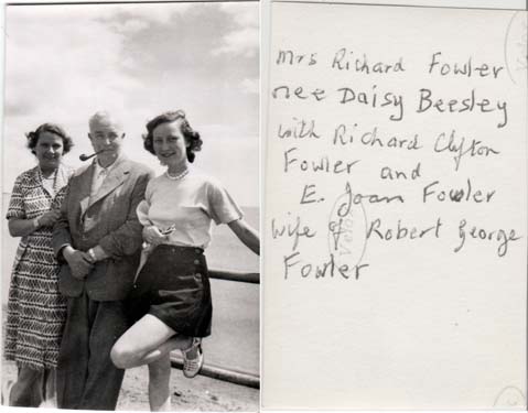 Nanna, Richard and Daisy Fowler 1950