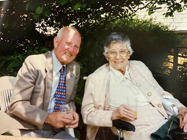 Sid Berry & Doreen Rose nee Hayward. 1998