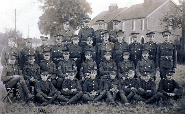 A Banbury TA company with Deddington men