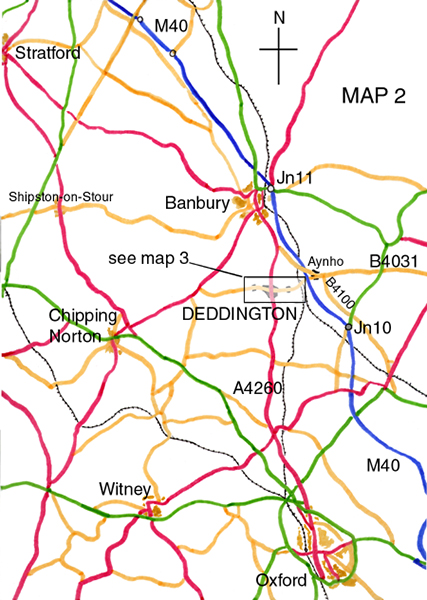 Deddington in the region