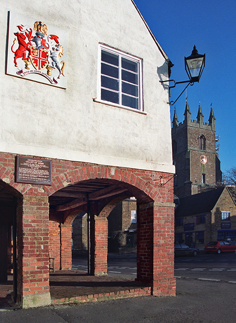 Coat of arms on the south side of the Town Hall