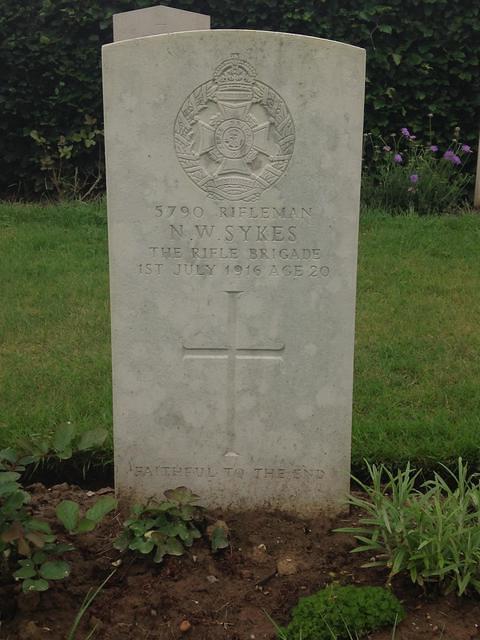 Norman William Sykes - Grave 2