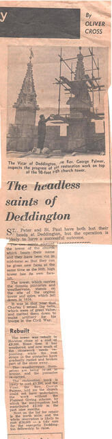 2nd June 1976 Headless Saints of Deddington