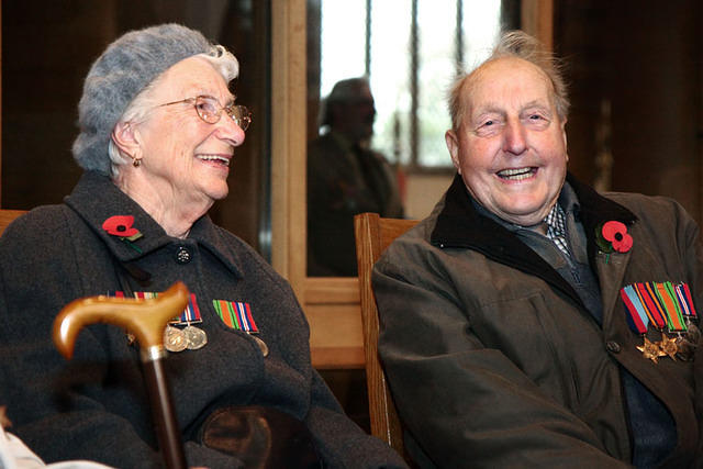 Ldg Aircraftwoman Edith Garrett (née Minty) & Ldg Aircraftman  Len Plumbe