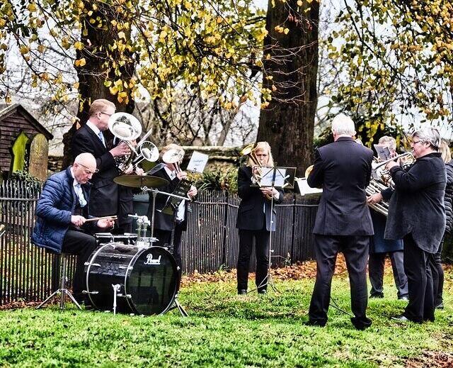 The band awaits