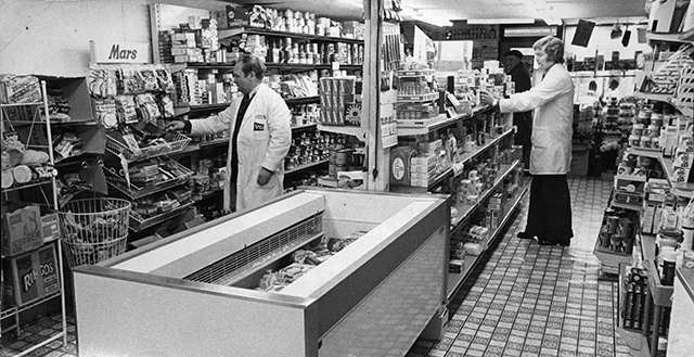 Shop interior, Walter and Rodney