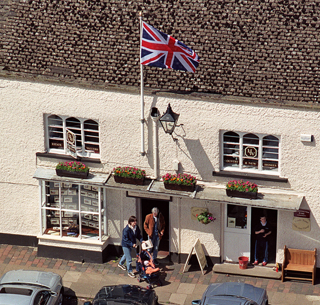 Hayward White Estate Agents on the site of Wallins' bakery