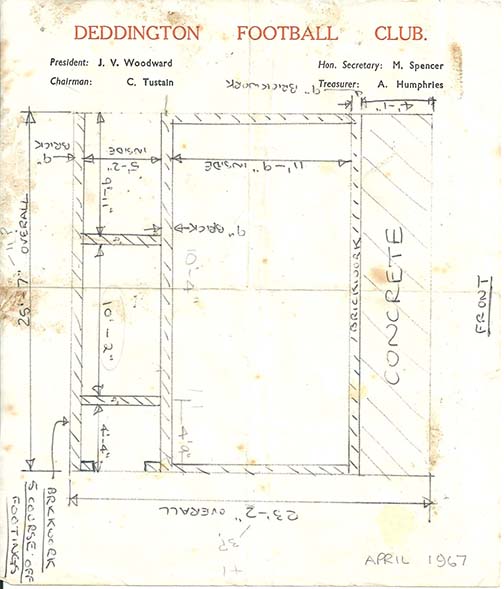 DTFC Plan for pavilion, 1967