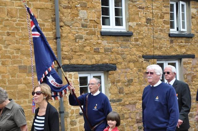 Boys Brigade & Albert Humphries MBE ex Fire Station Leader(Rear)