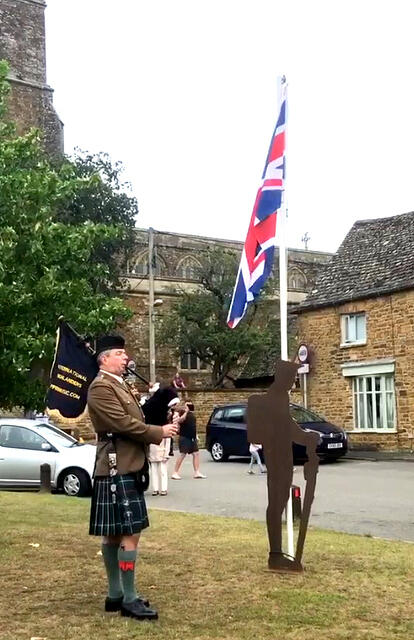 Piper in the Market Place