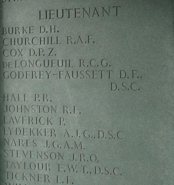 Lee memorial - Churchill panel