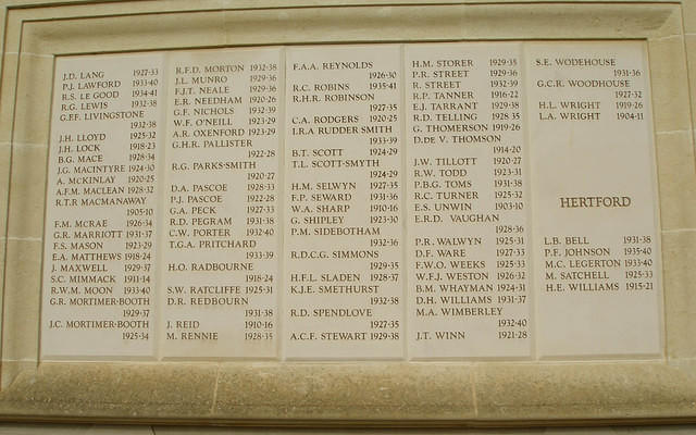 Christ's Hospital School War Memorial