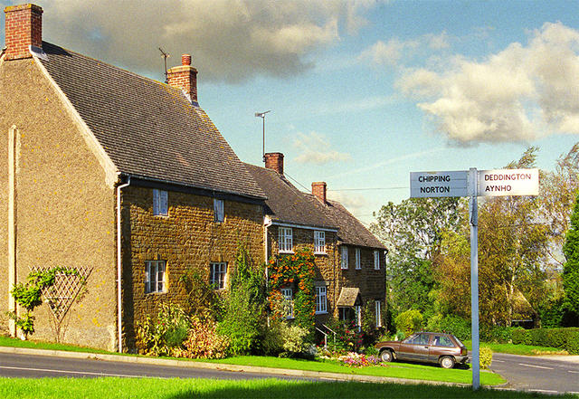 The junction down to the Barfords