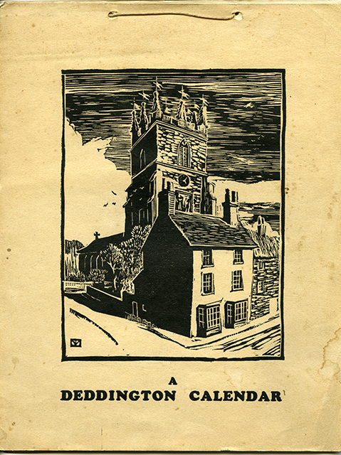 1937 Deddington Calendar