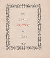 Daily prayers for Lent, 1947