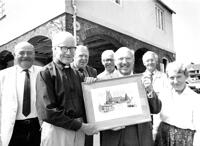 Revd Richard Hannah presentation from trustees of Deddington Charsity Estates