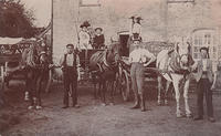 Aynho Station. Coal Wagon, c1903