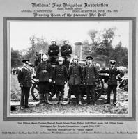 1927 joint Deddington/Brackley Fire Brigade Crew