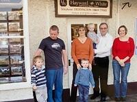 Rodney & Family on his retirement