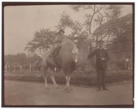 With young friends on a Camel