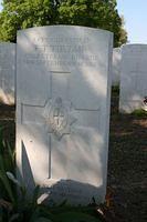 Pte Frederick T Tustain - Gravestone