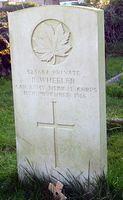 Pte Bernard Wheeler - Gravestone