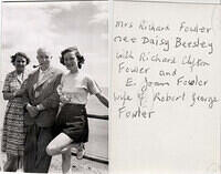 Nanna, Richard and Daisy Fowler 1950