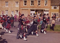 Pipe Band in the Market Place