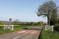 Entrance to Hempton from B4031 Chipping Norton road