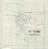 Deddington map - date unknown