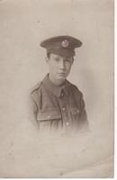 Frank Bowler aged 17 on enlistment in The Sappers