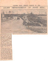 19 March 1954 Dane Hill road improvements