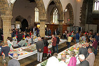 The Church fills up with visitors