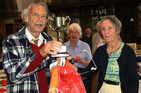 Ken Wilkinson, winner of the John Cheney Cup for Art