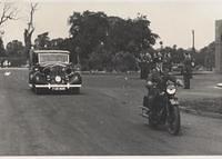 Peggy escorting Duchess of Gloucester