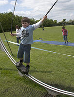 The aerial skateboard, moved to the Adventure Playground 2019