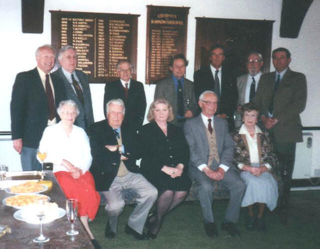 Unveiling the board listing former PC Chairs, 8 May 2000