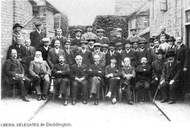 Liberal Delegates in the Tchure (from Banburyshire in Old Photographs, Alan Sutton, 1988)