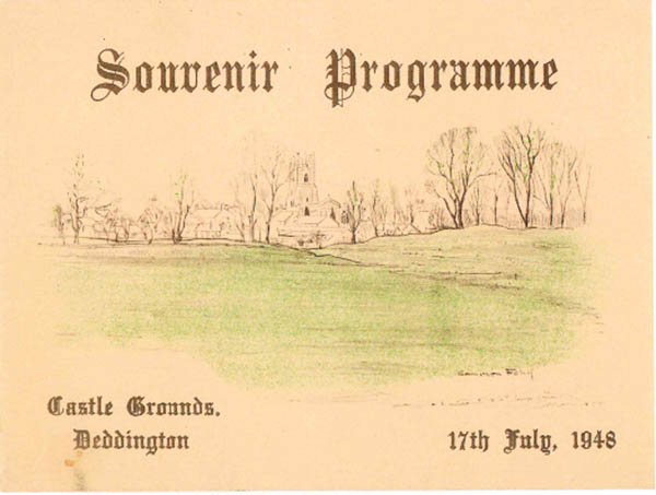 Castle Grounds souvenir programme 1948, p1
