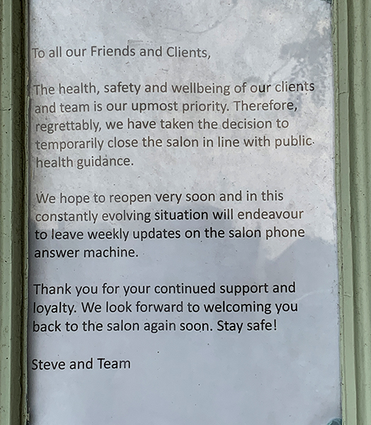 Steve Miller hairdresser