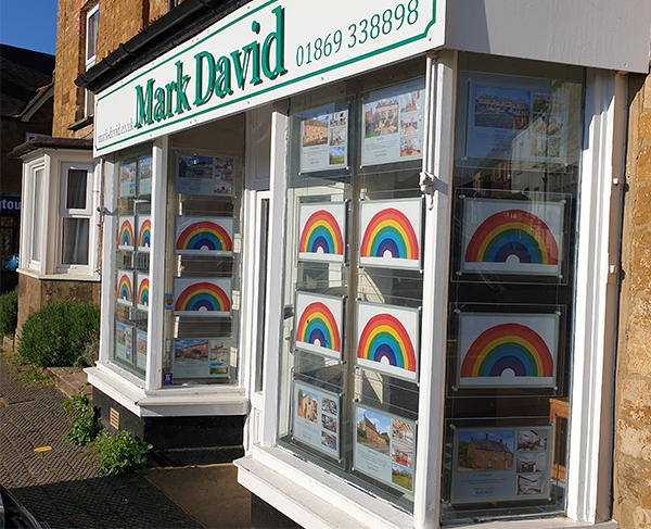 Rainbows at the estate agents