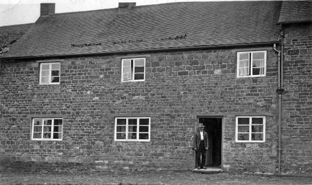 Tom Shirley at door of New Street Cottage c.1934